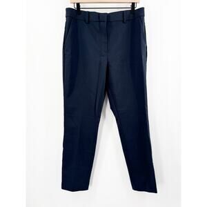 H&M Pants Women's Size 10 NWT Dark Navy Business Office Work Slacks Stretch